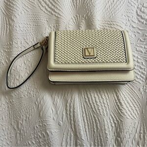 Victoria Secret White Clutch w/ Wristlet